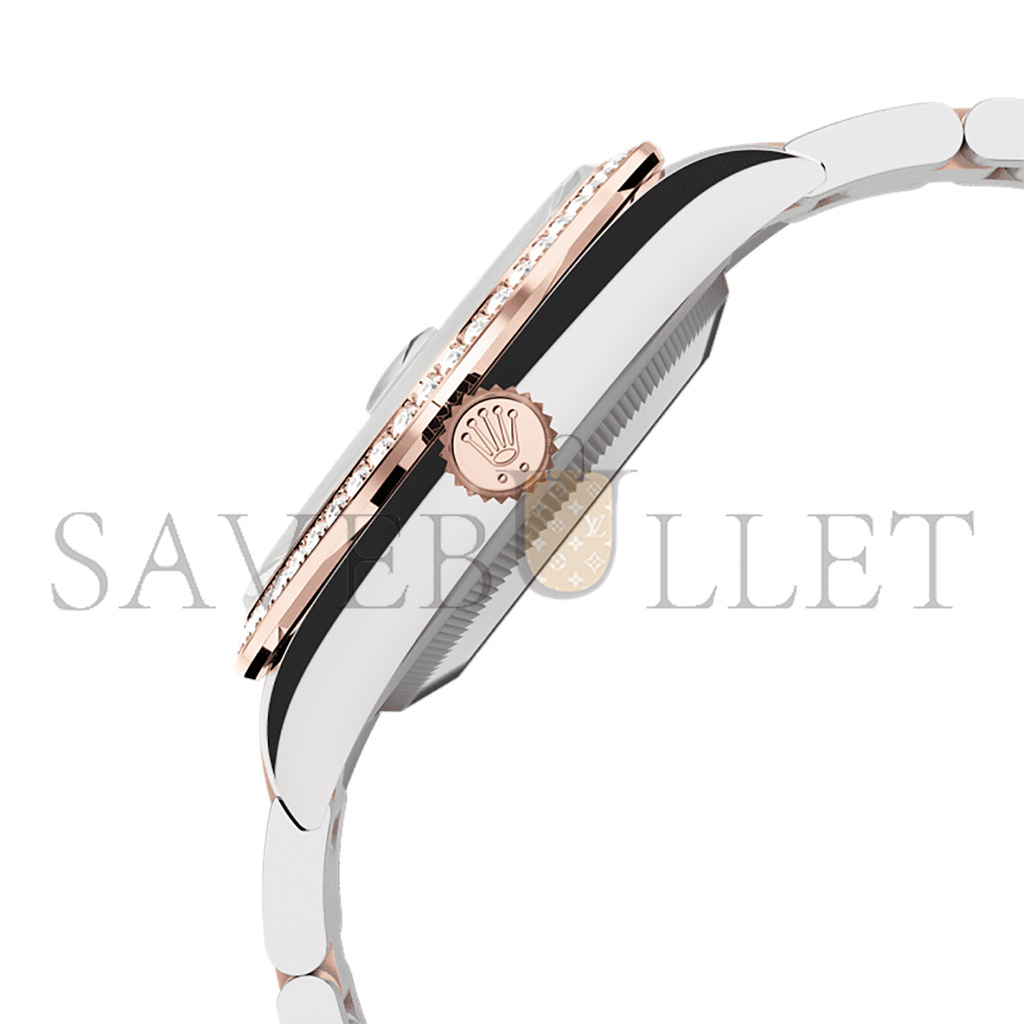 r*l*x datejust 36 oyster, 36 mm, oystersteel, white gold and Di*m*nds watch 126284rbr-0016